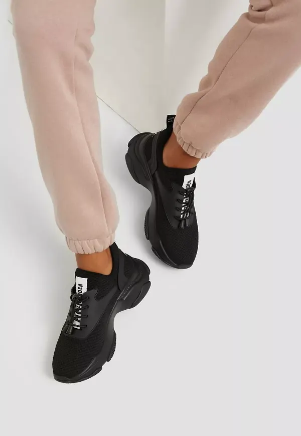 Steve Madden - Black Black - Match Sneaker