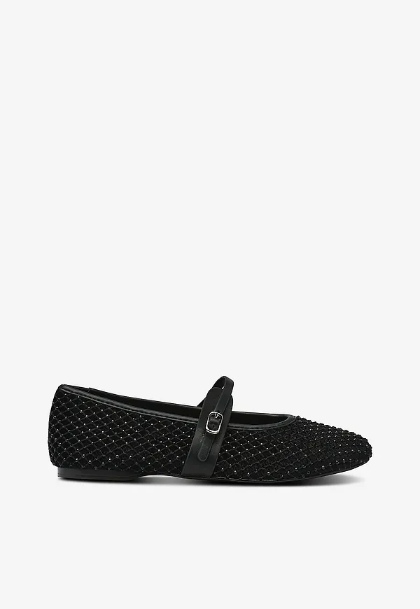 Steve Madden - Ballerinor Rejoice-r - Svart