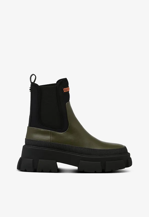 Steve Madden - Chelseaboots Triumphal - Grön