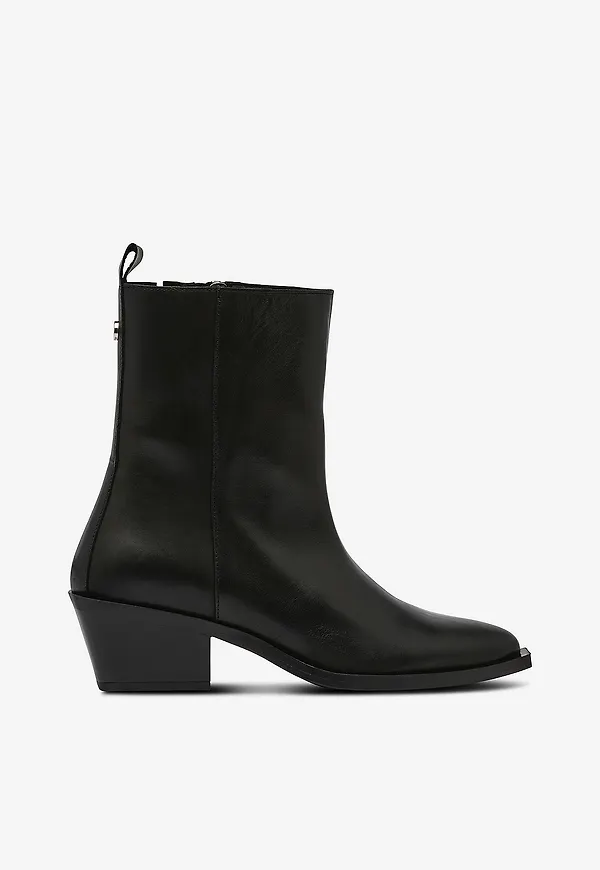 Steve Madden - Boots Xylena Booties - Svart
