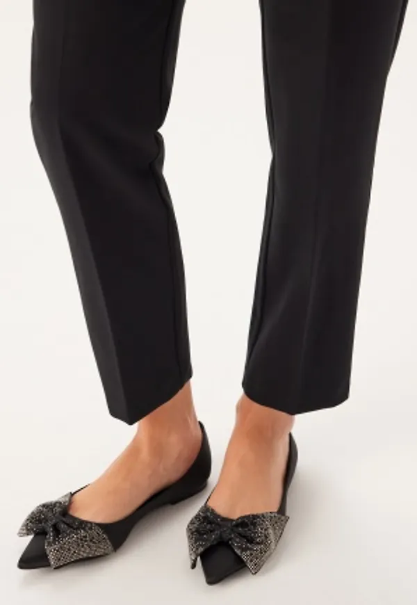 Steve Madden Magi Ballerinas Black Satin 36