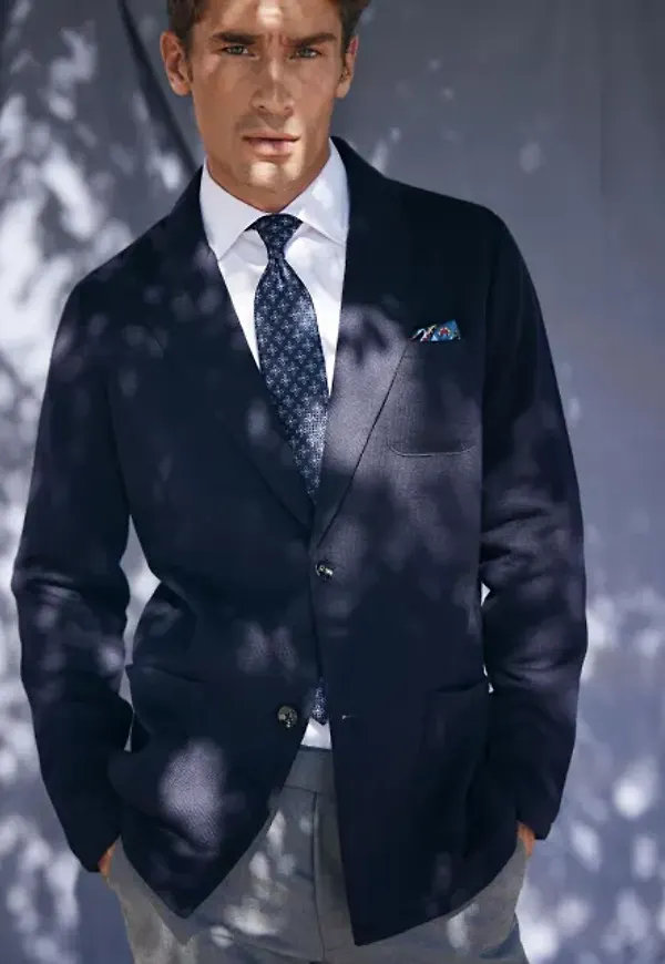 Stickad Blazer I Merinoull