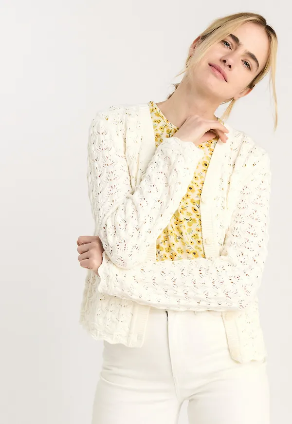 Stickad cardigan