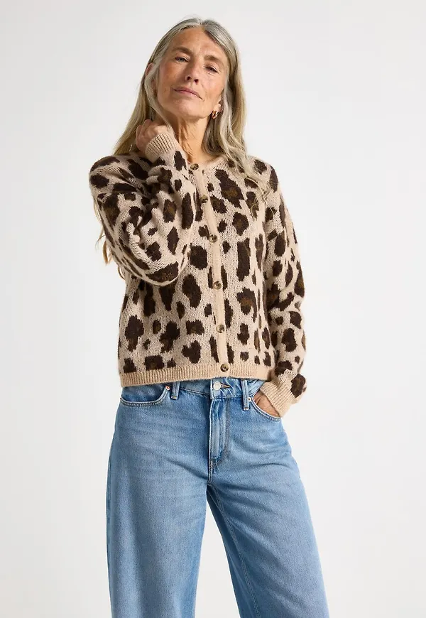 Stickad cardigan