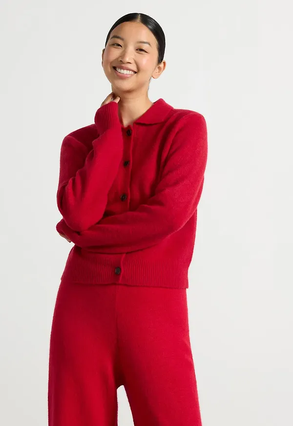 Stickad cardigan
