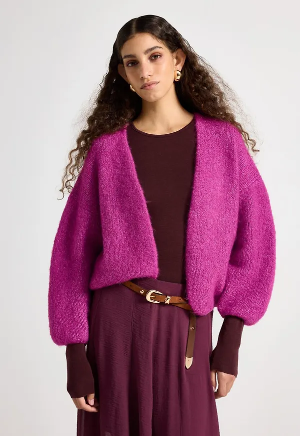 Stickad cardigan