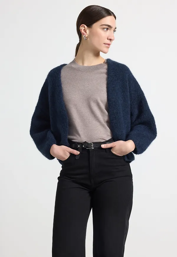 Stickad cardigan