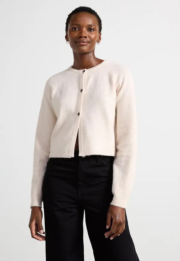 Stickad cardigan