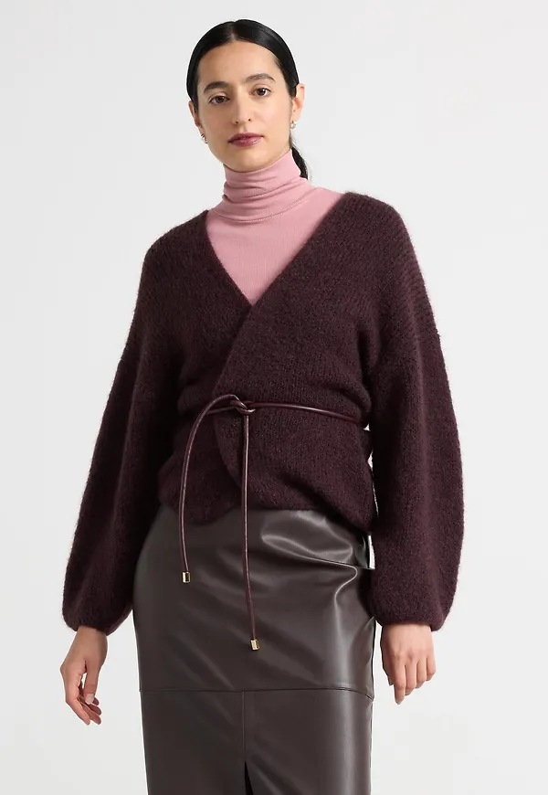 Stickad cardigan