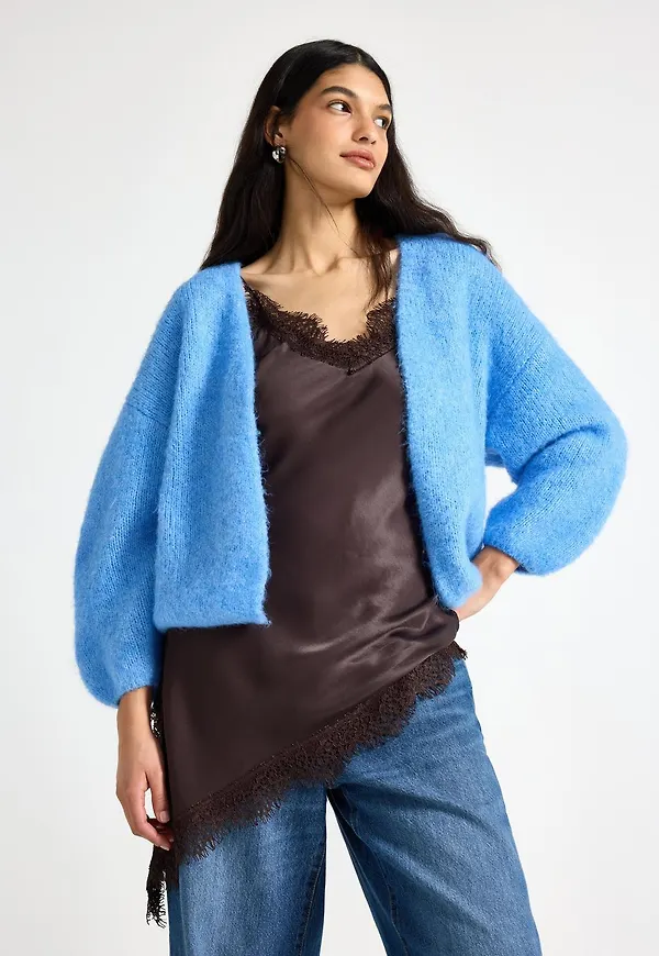 Stickad cardigan