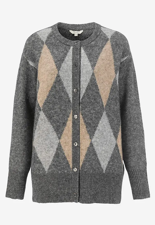 Stickad cardigan