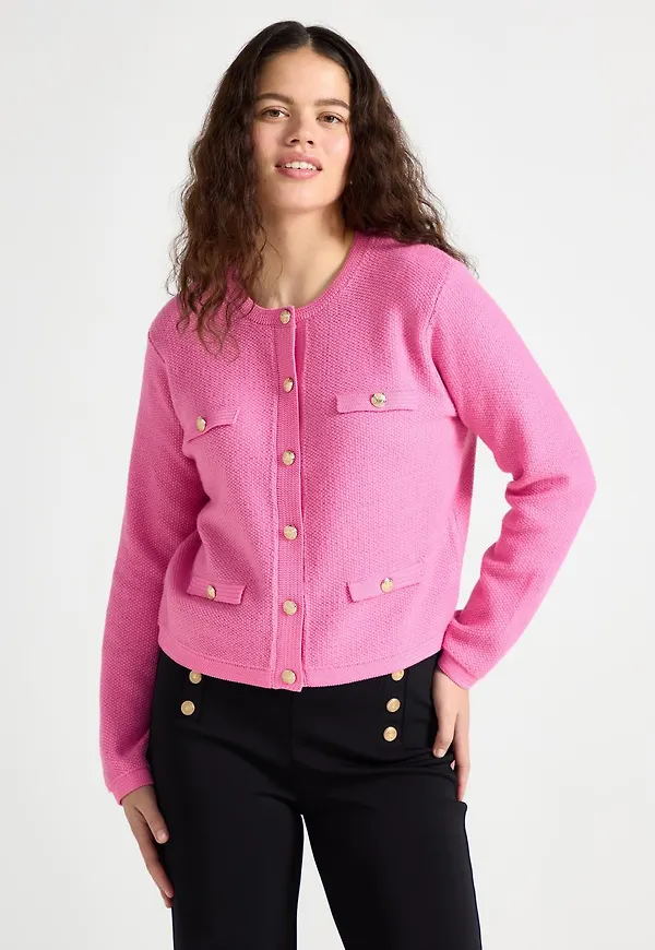 Stickad cardigan
