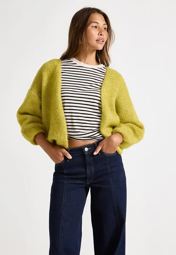 Stickad cardigan