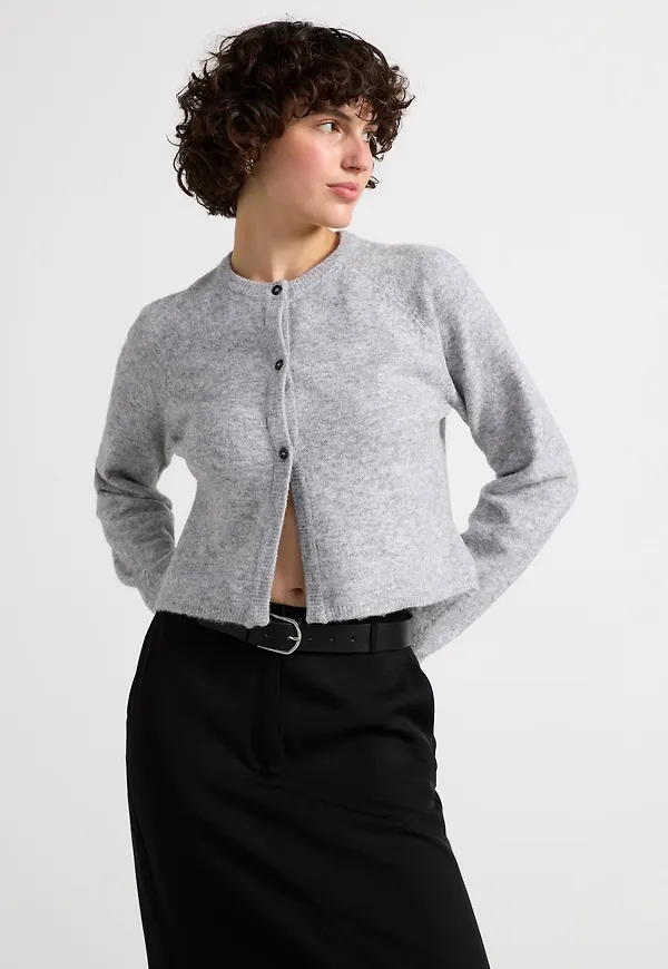 Stickad cardigan