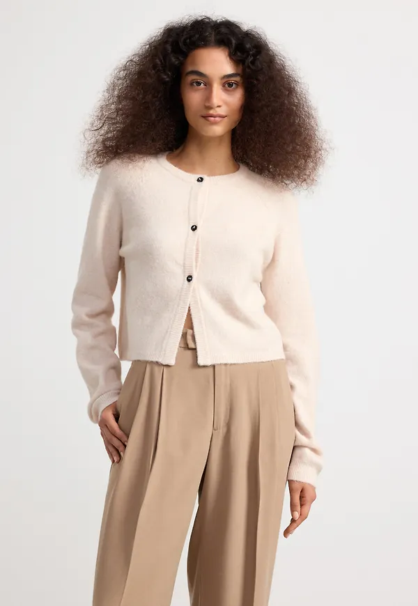 Stickad cardigan