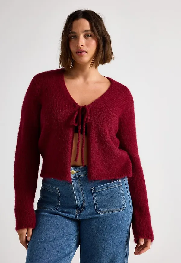 Stickad cardigan