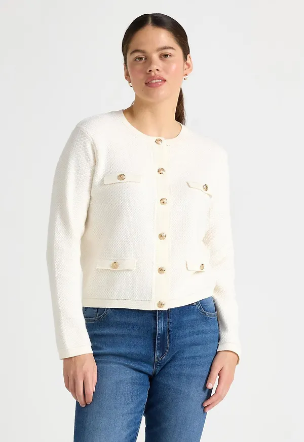 Stickad cardigan