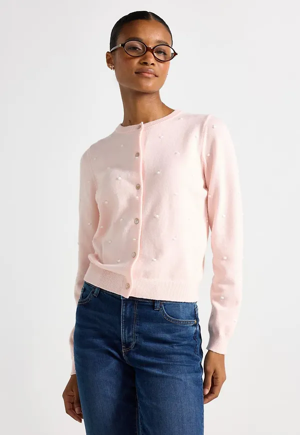 Stickad cardigan