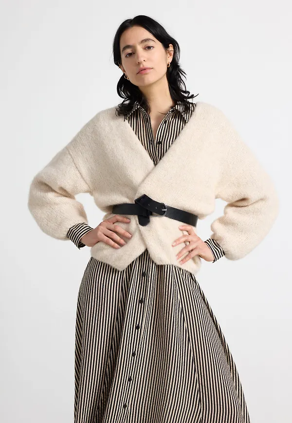 Stickad cardigan