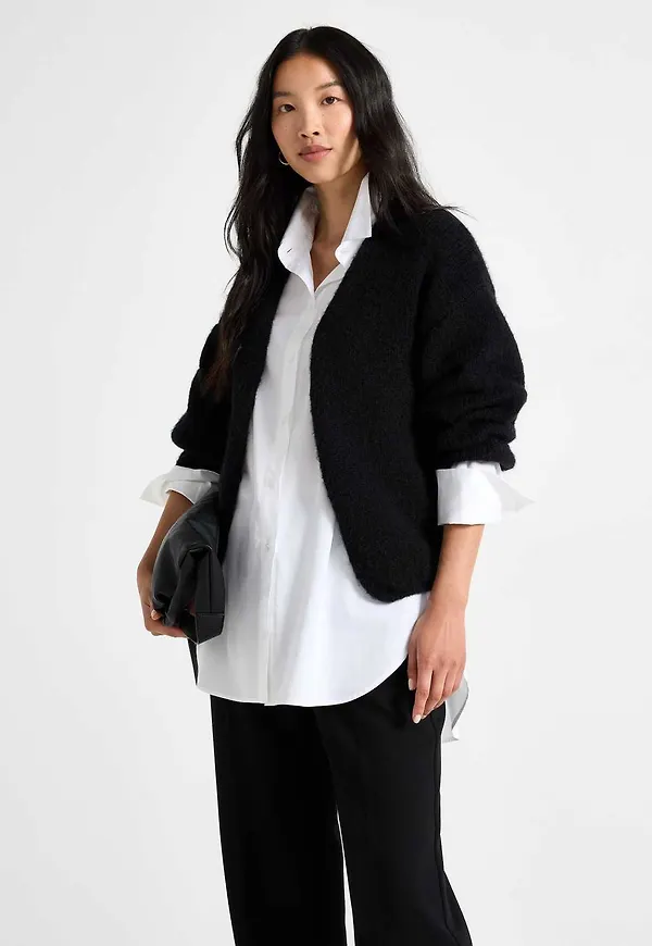 Stickad cardigan