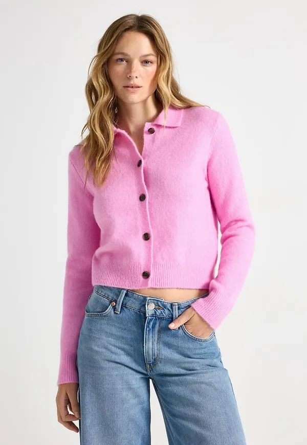 Stickad cardigan