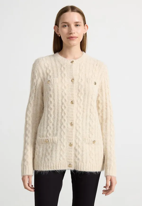 Stickad cardigan