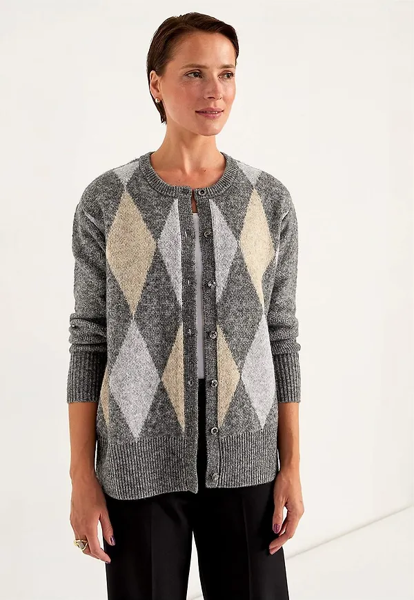 Stickad cardigan