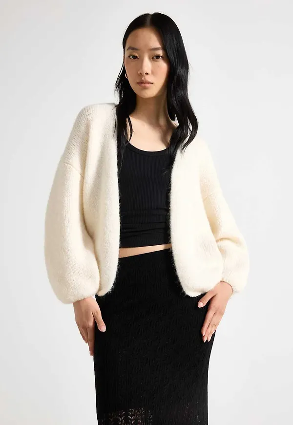 Stickad cardigan