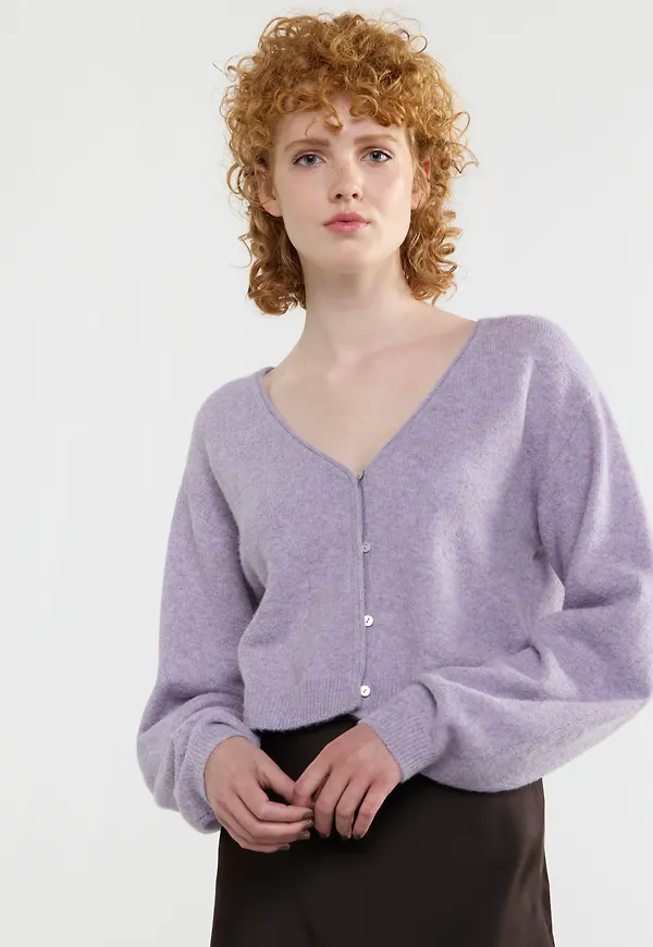 Stickad cardigan