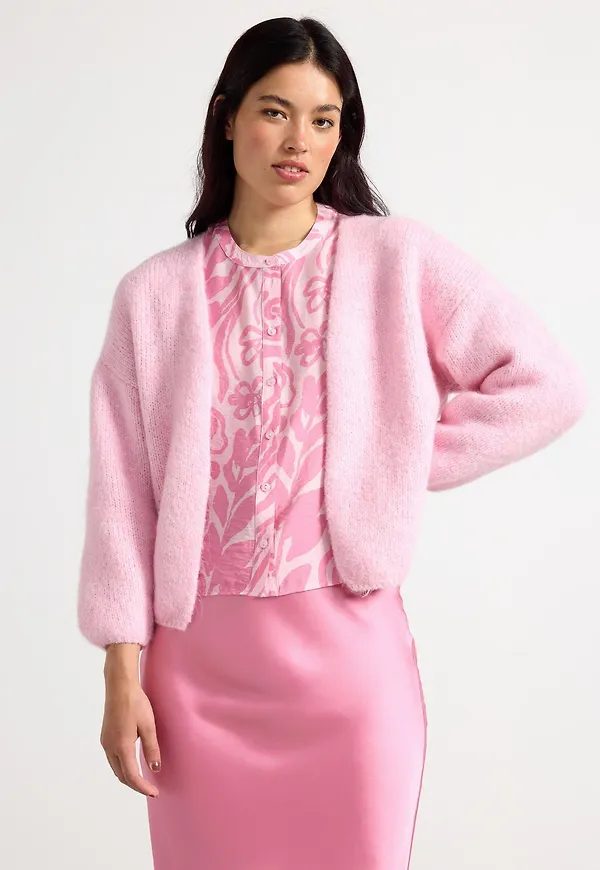 Stickad cardigan