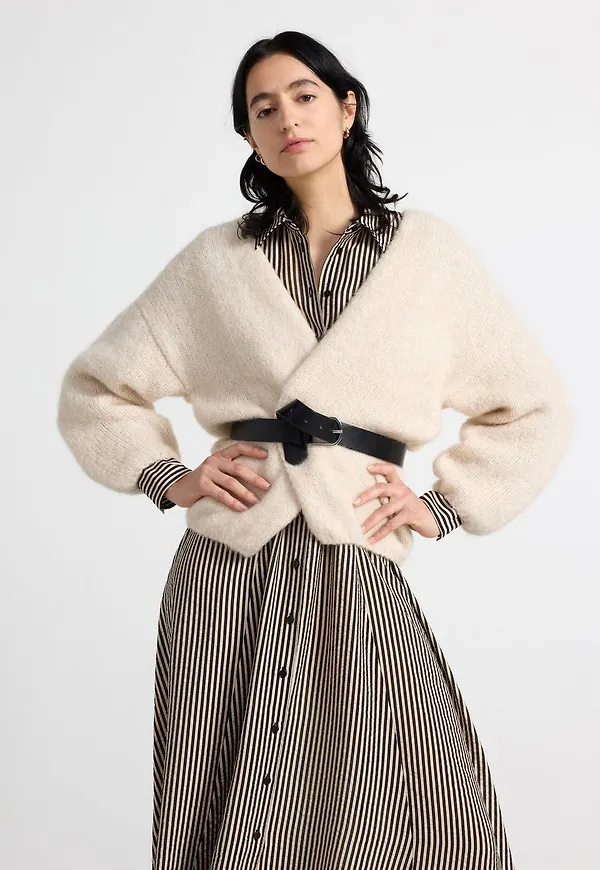 Stickad cardigan