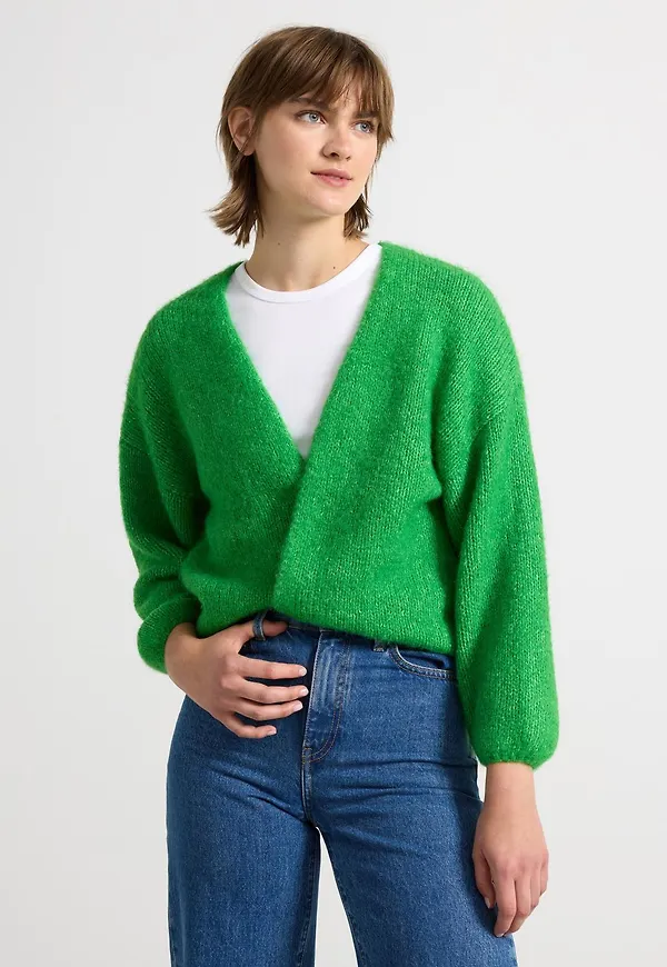 Stickad cardigan