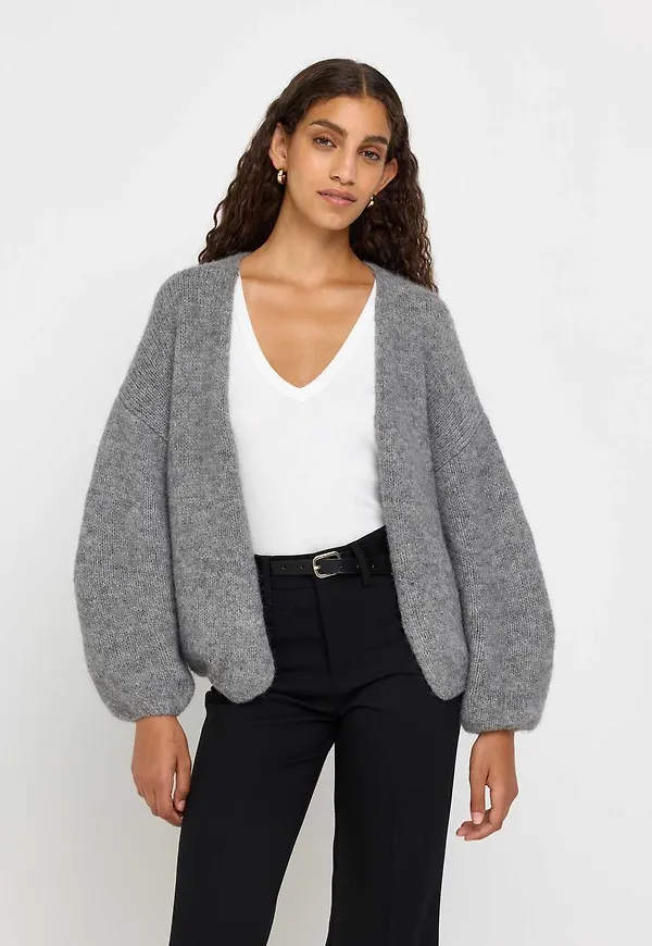 Stickad cardigan