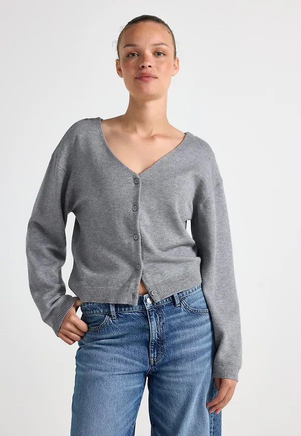 Stickad cardigan