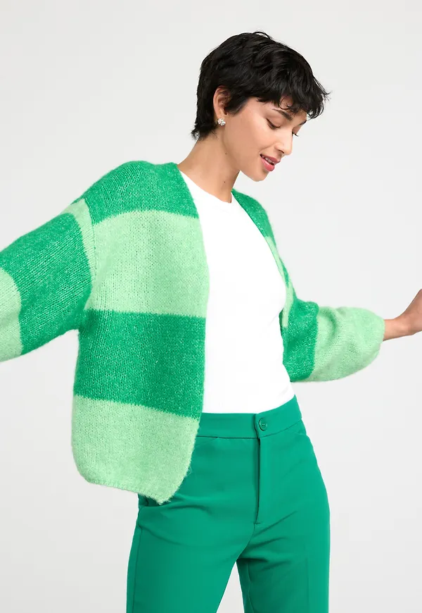 Stickad cardigan