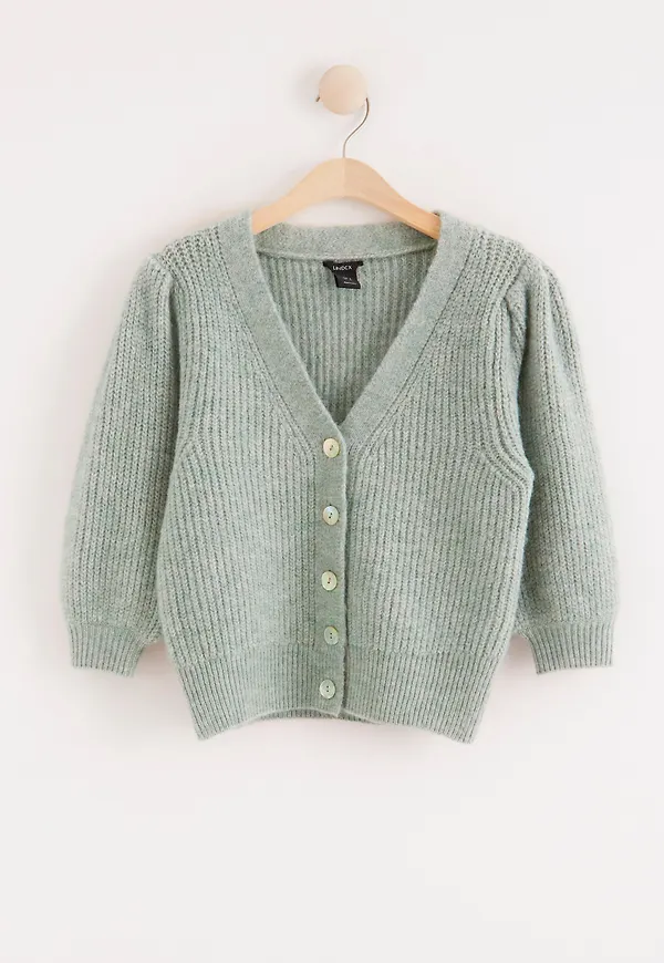 Stickad cardigan
