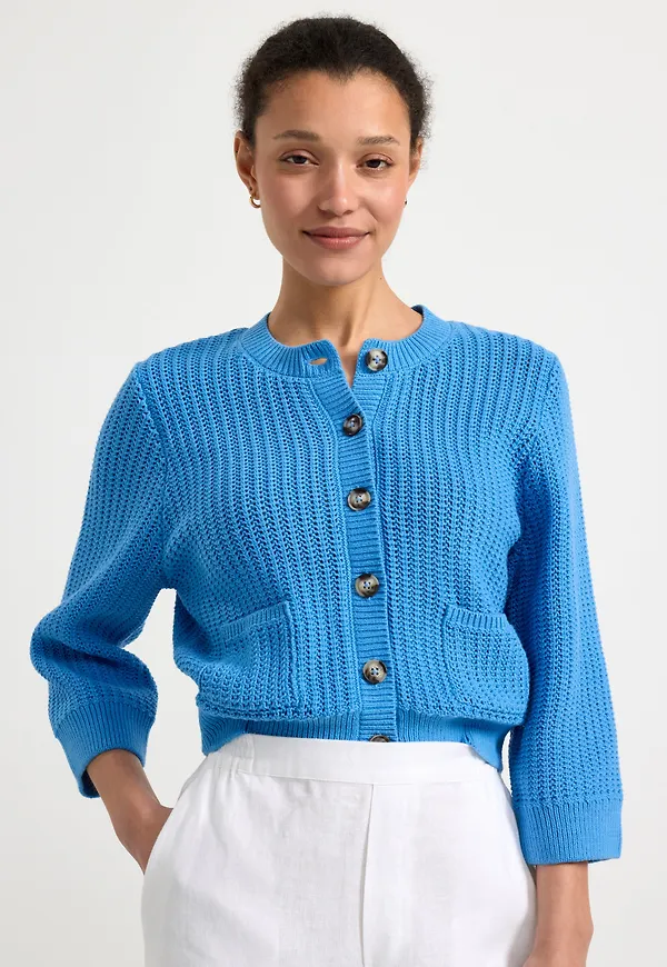 Stickad cardigan