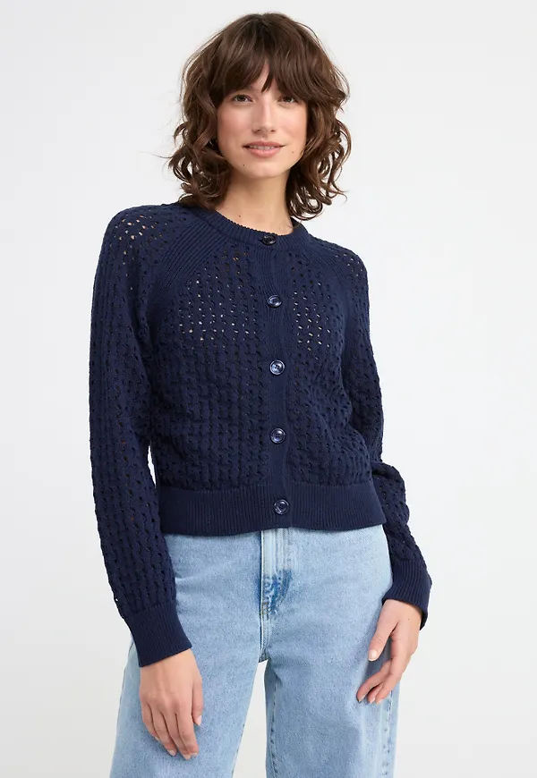 Stickad cardigan