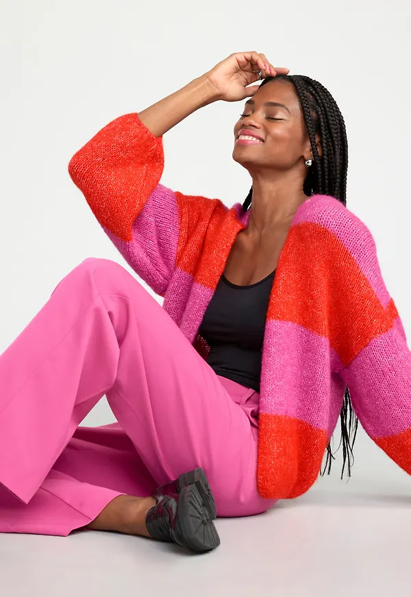 Stickad cardigan