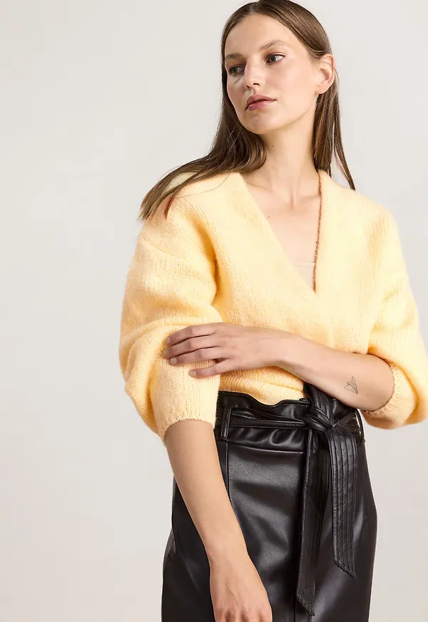 Stickad cardigan
