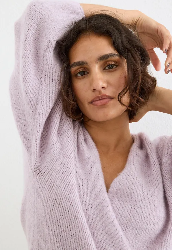 Stickad cardigan