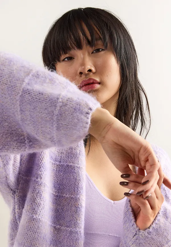 Stickad cardigan