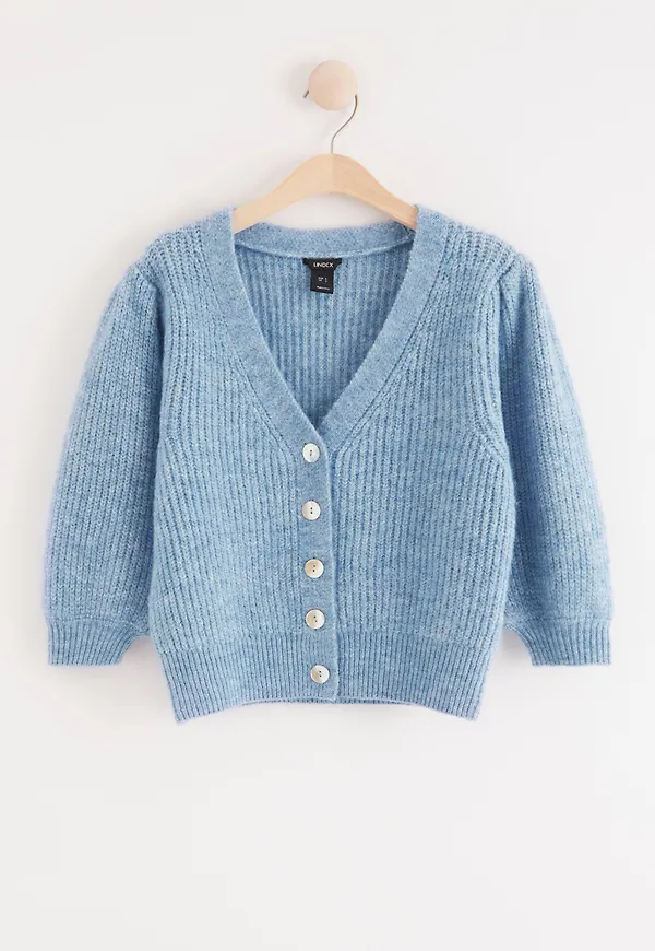 Stickad cardigan