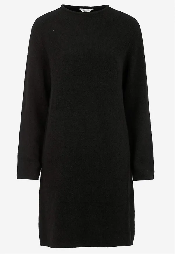 Stickad tunika med slits