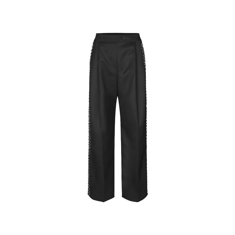 Stine Goya, Byxor, Dam, S, Polyester, Elegant Wide-Leg Byxor