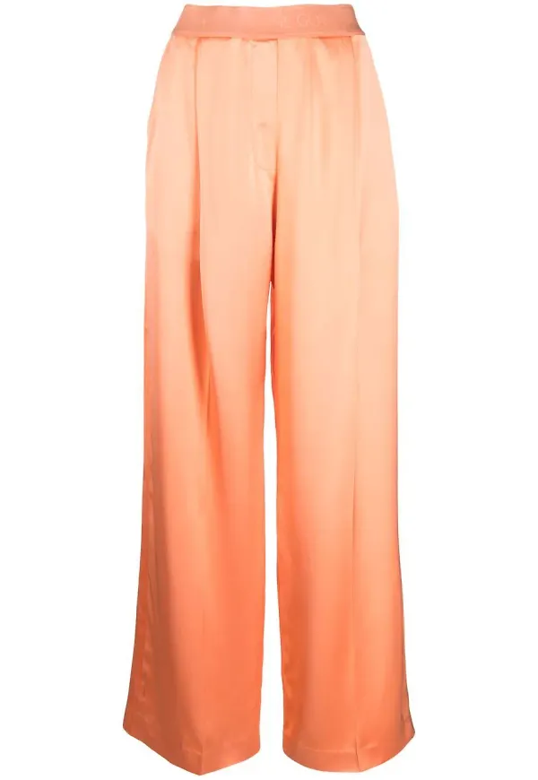 Stine Goya byxor med logotyp - Orange
