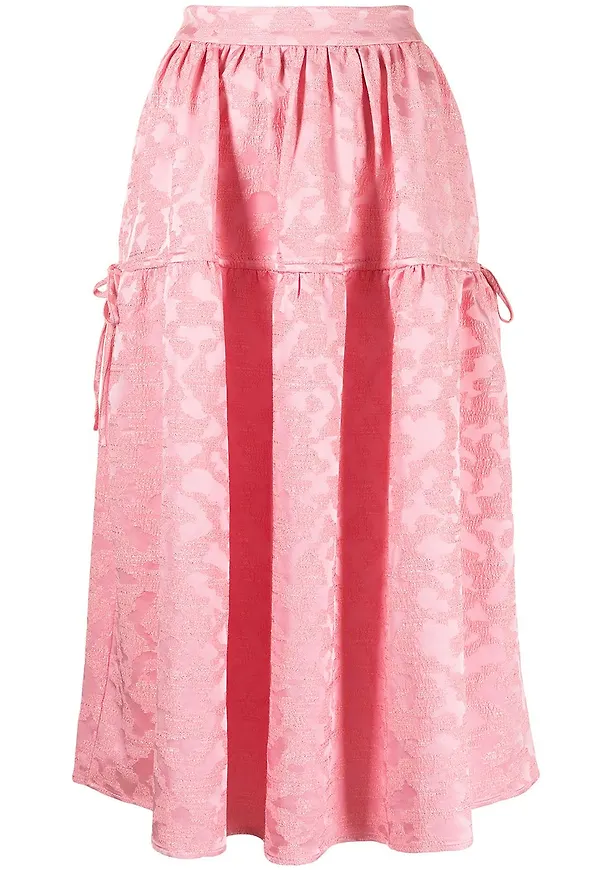 Stine Goya leopardmönstrad kjol - Rosa