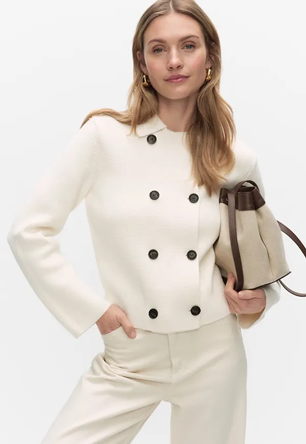 Stockh lm Ashley Cardigan Koftor & Cardigans Offwhite Dam L MQ Marqet
