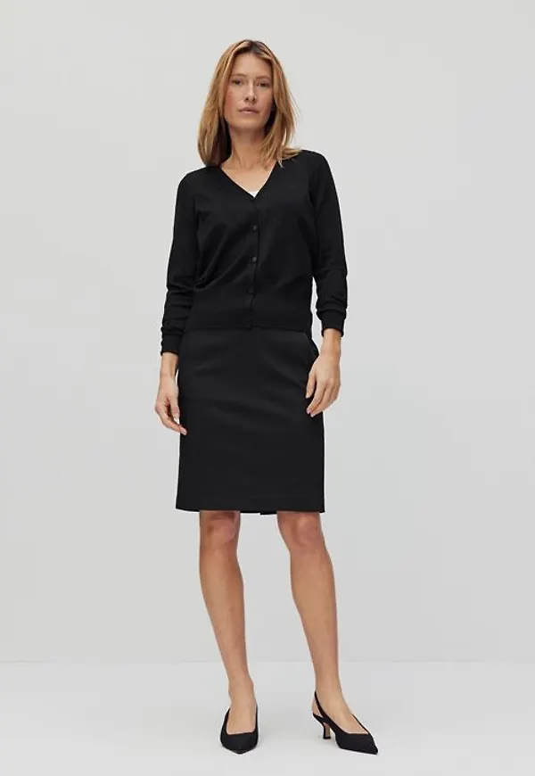 MQ Marqet Stockh lm Desi Skirt Minikjol Black Dam 46