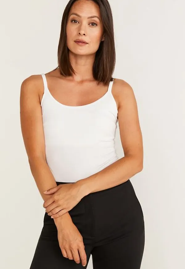 MQ Marqet Stockh lm Elin Strap Top Linne White Dam XL